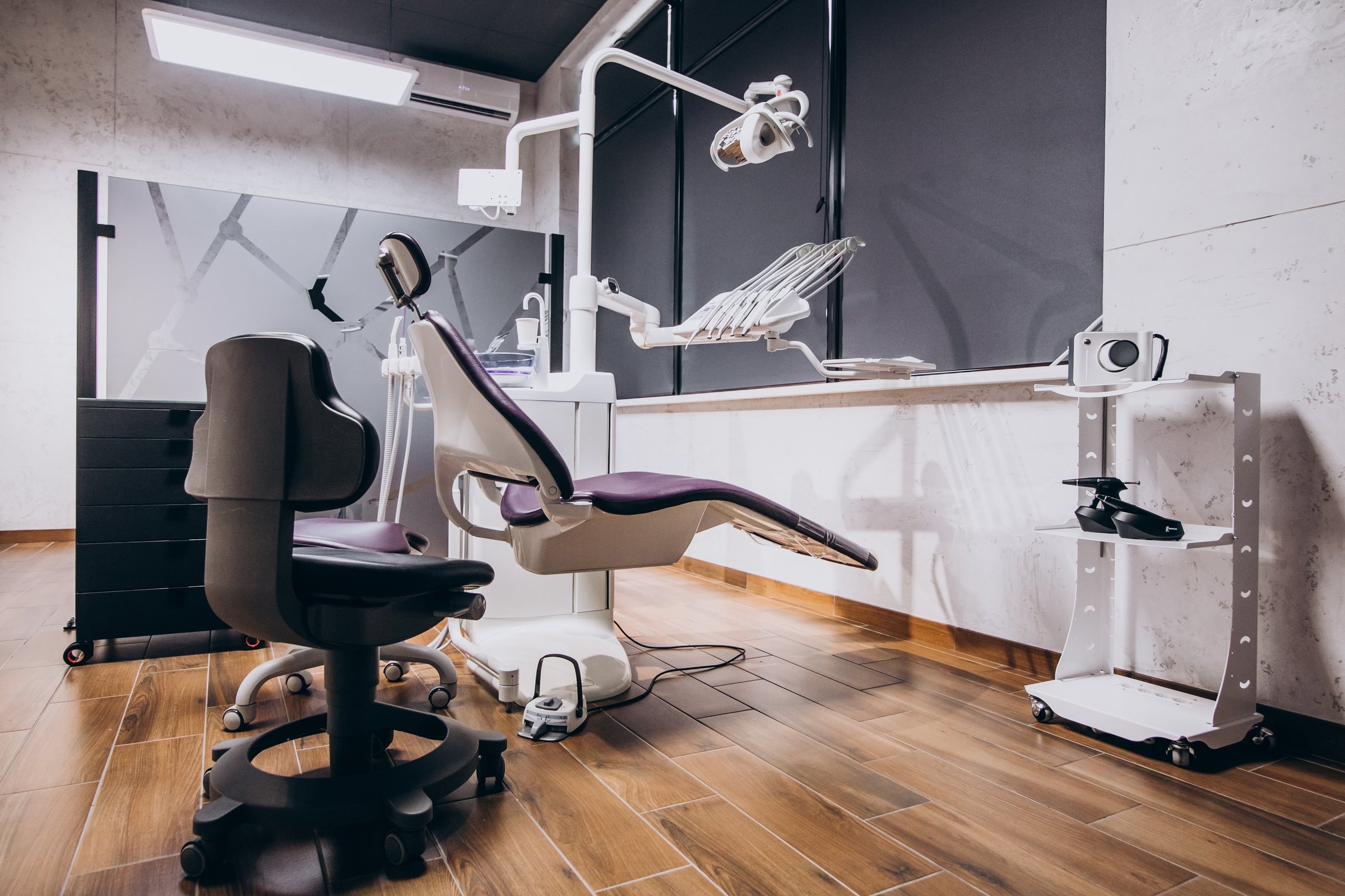 The clinic's fully equipped treatment room